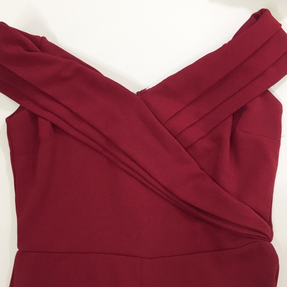 Lulus Stand Tall Off The Shoulder Jumpsuit Size S - Picture 4 of 8